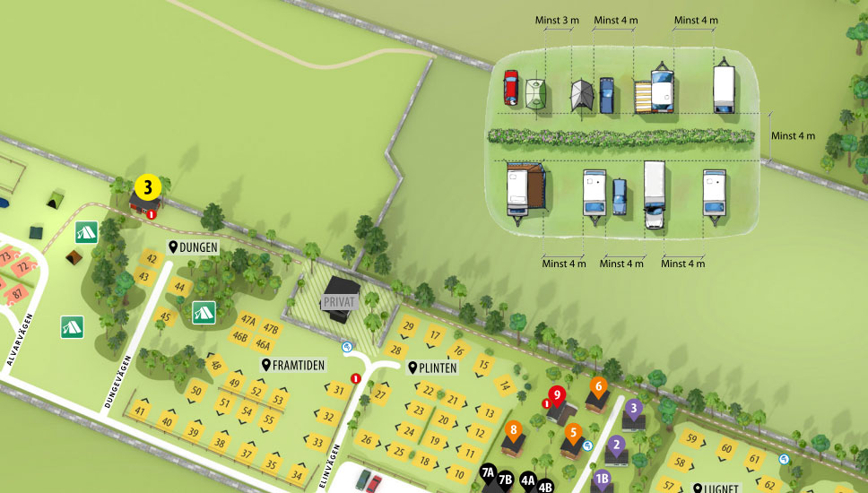Campingplatzkarte