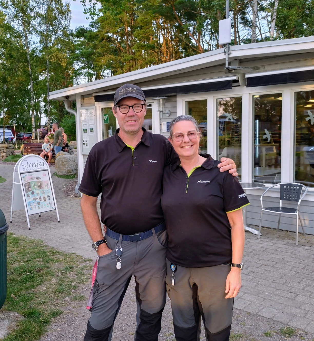 Kenta & Annicka på Stenåsa Camping